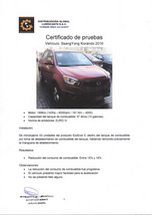 Ahorro de combustible - DGL Korando